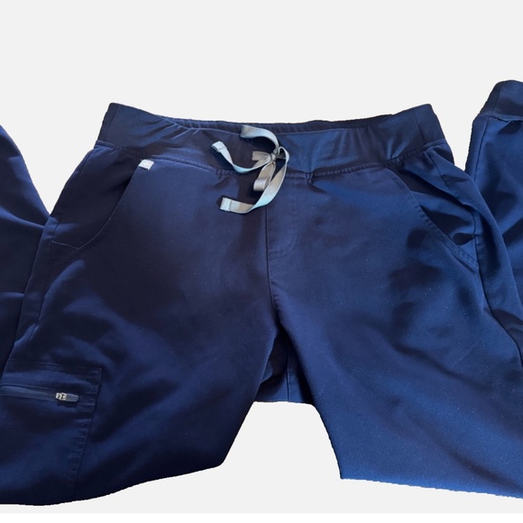 Figs Navy Blue Track Pants - Picture 2 of 7